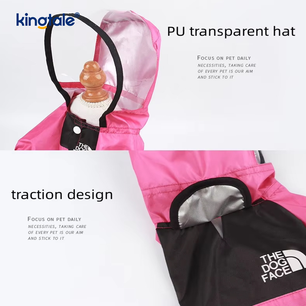 Hunderegnfrakk i polyester