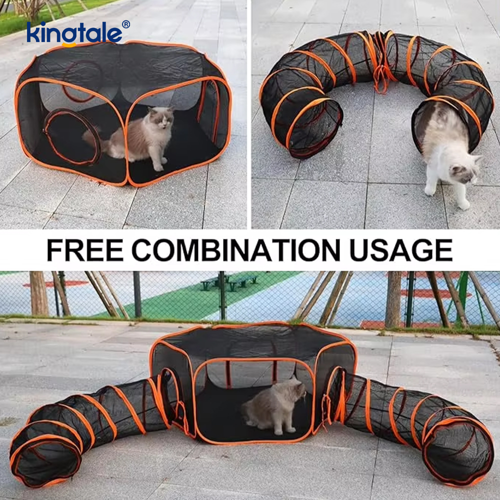 Pet Cat Tunnel Tube Cat Leker Sammenleggbar