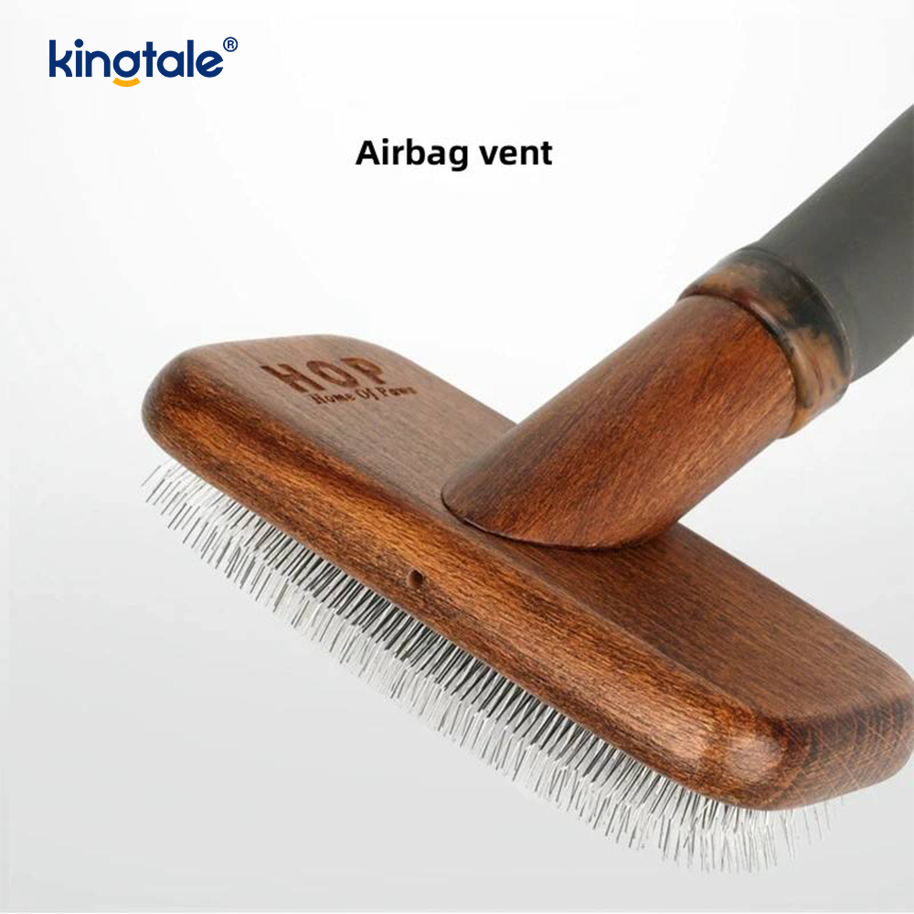 Pinner i rustfritt stål Bøketre Body Ground Pet Comb