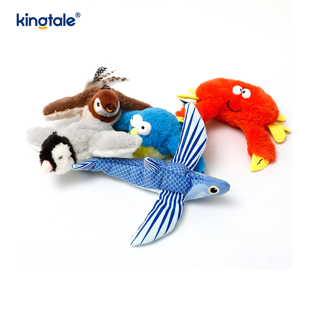 Simulert Sparrow Pet Plysh Toy For Alle Raser Cat Kicker Catnip Leker Sparrow