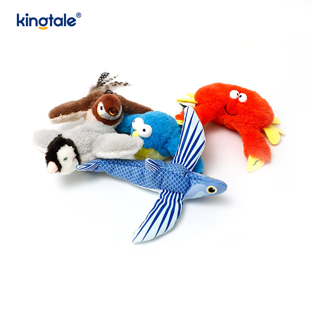 Simulert Sparrow Pet Plysh Toy For Alle Raser Cat Kicker Catnip Leker Sparrow
