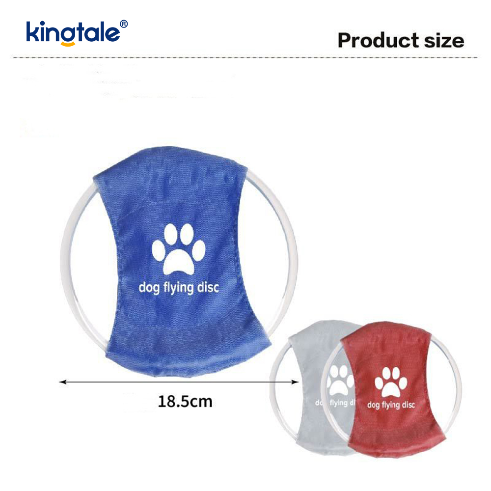 Pet Light-Up Frisbee High Visibility Lighted Pet Training Kaster Leker for trening