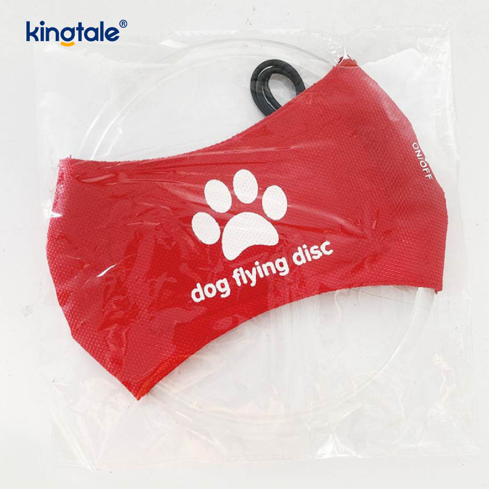 Pet Light-Up Frisbee High Visibility Lighted Pet Training Kaster Leker for trening