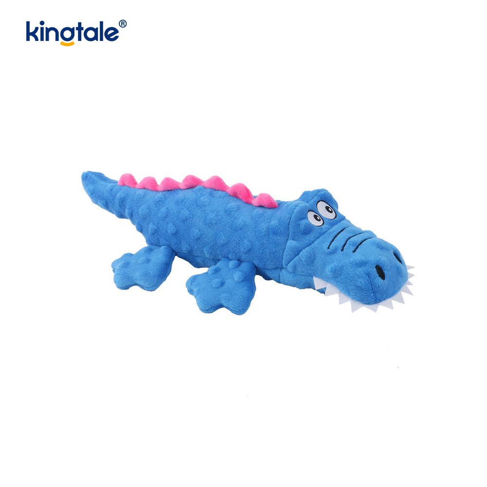 Pet Squeak Crocodile Plysjleketøy for rengjøring av tenner