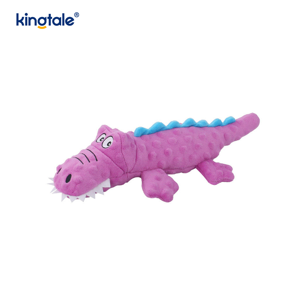 Pet Squeak Crocodile Plysjleketøy for rengjøring av tenner