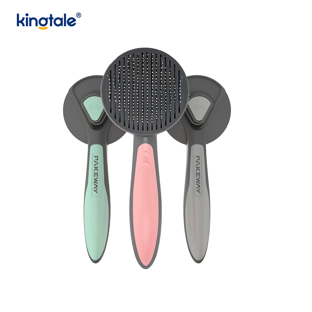 Selvrensende Slicker Brush & Pet Grooming Rake & Loppekam for hunder