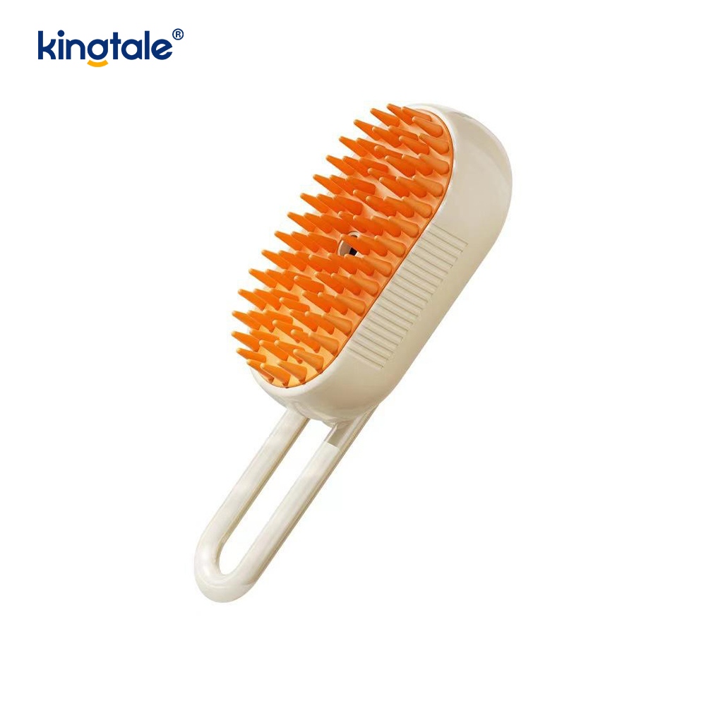 Cat Steam Brush 3 In 1 Steamy Pet Brush Silikonmassasje Hundehårfjerner Kam