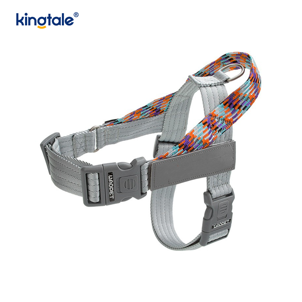 Utviklet Braid Nylon Webbing Highlight Reflekterende Hundesele