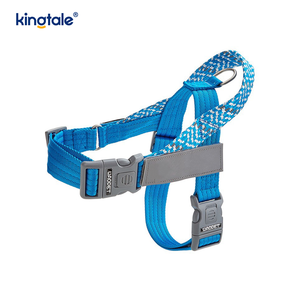 Utviklet Braid Nylon Webbing Highlight Reflekterende Hundesele