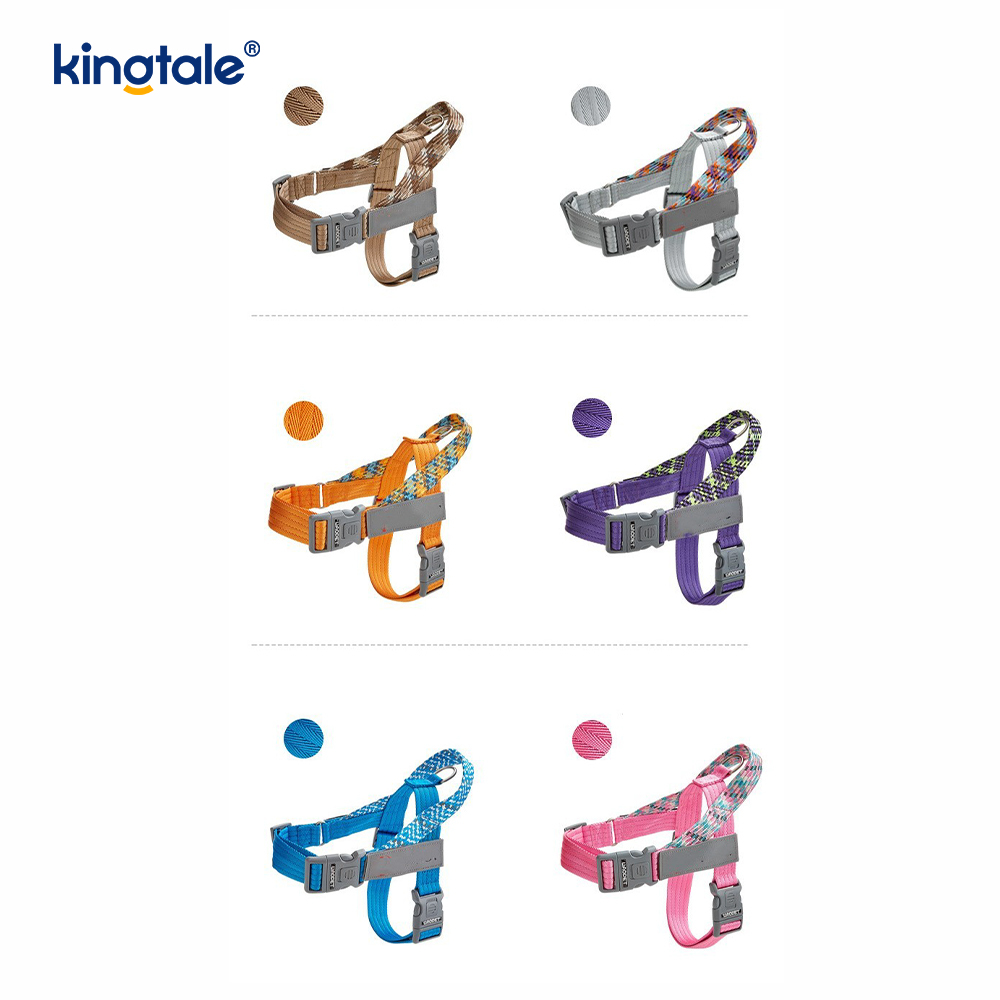Utviklet Braid Nylon Webbing Highlight Reflekterende Hundesele