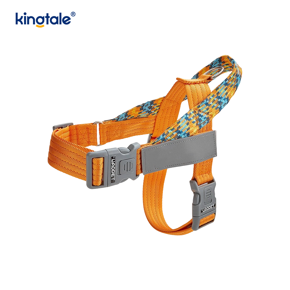 Utviklet Braid Nylon Webbing Highlight Reflekterende Hundesele