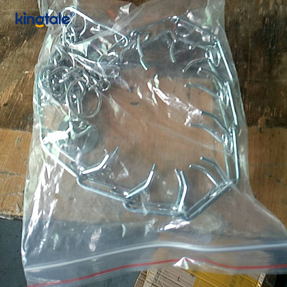 Pet Pinch Choke Halsbånd Carbon Steel Metal Prong Hundetreningshalsbånd