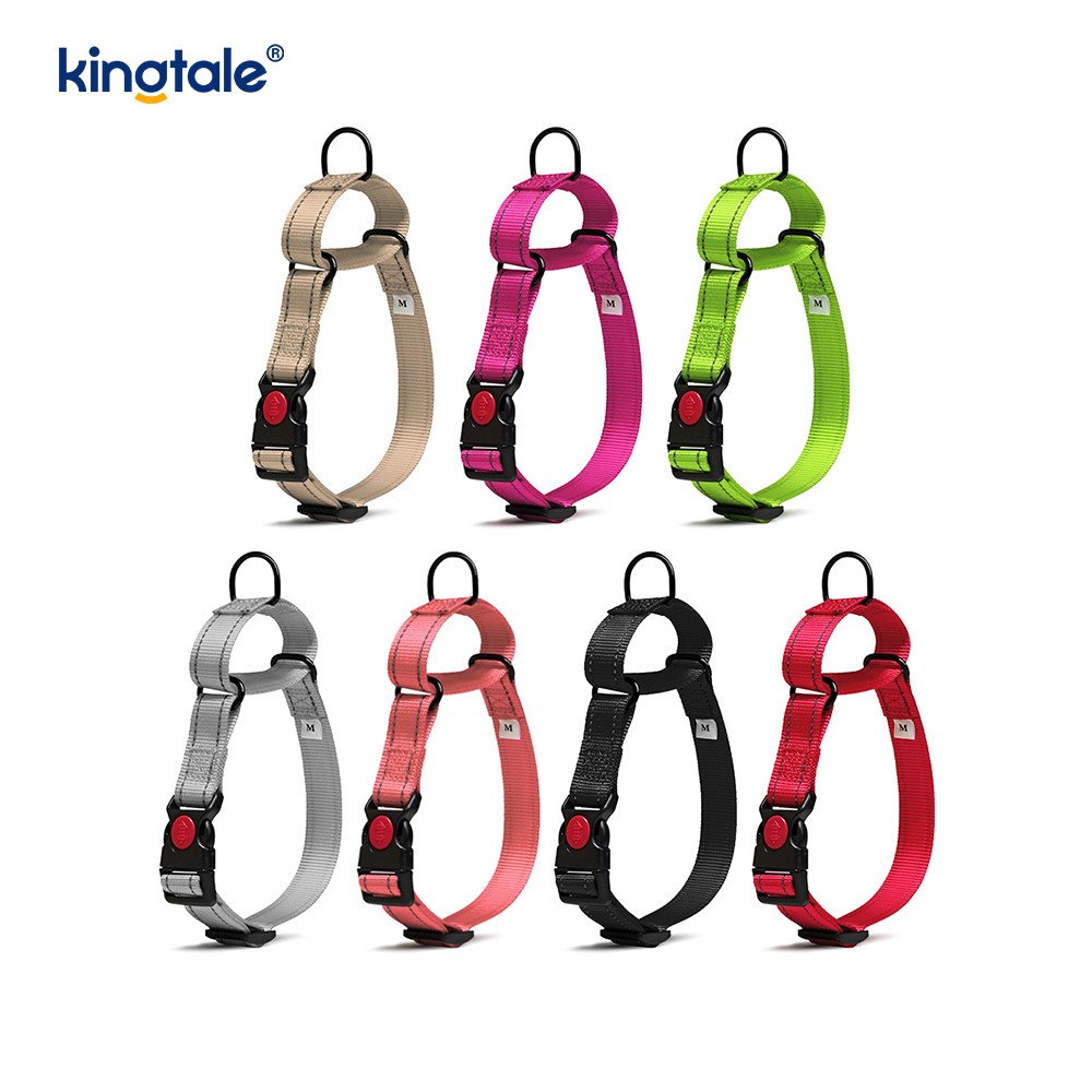 No Pull Reflekterende Justerbar Nylon Martingale Hundehalsbånd For S M A L L Hunder