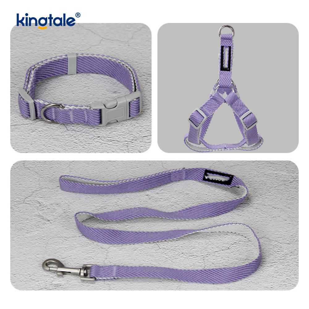 Personlig OEM/ODM-utskriftsmønster for hundesele, halsbåndsett