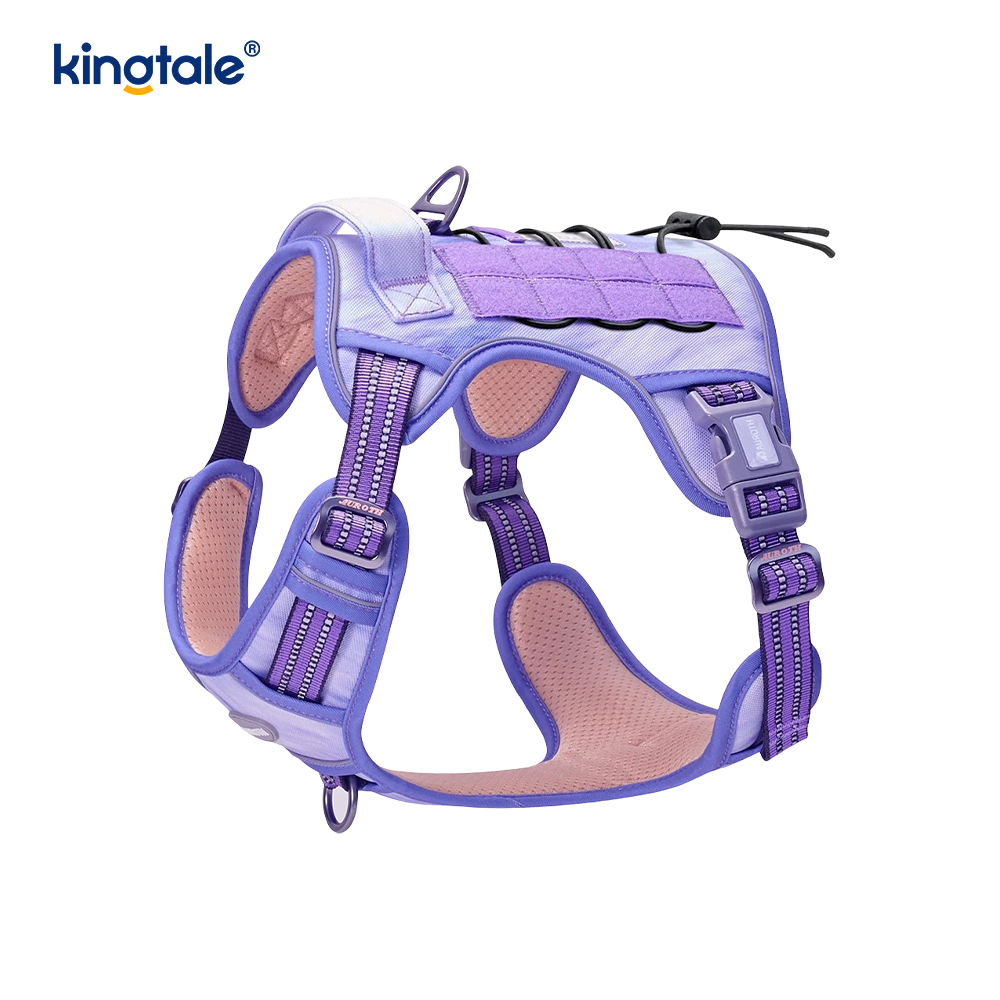 Solid No Pull Nylon Heavy Duty Hundebelte Vest Treningsseler Bryst