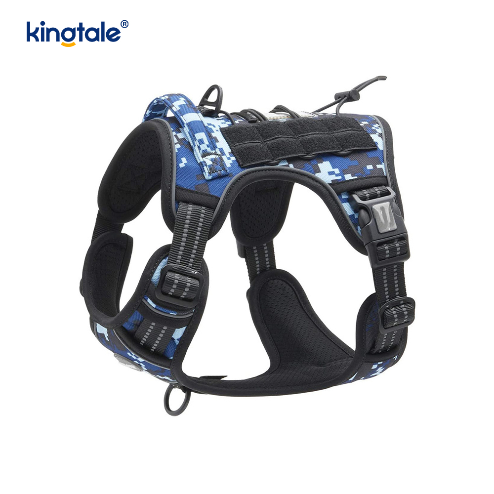 Solid No Pull Nylon Heavy Duty Hundebelte Vest Treningsseler Bryst