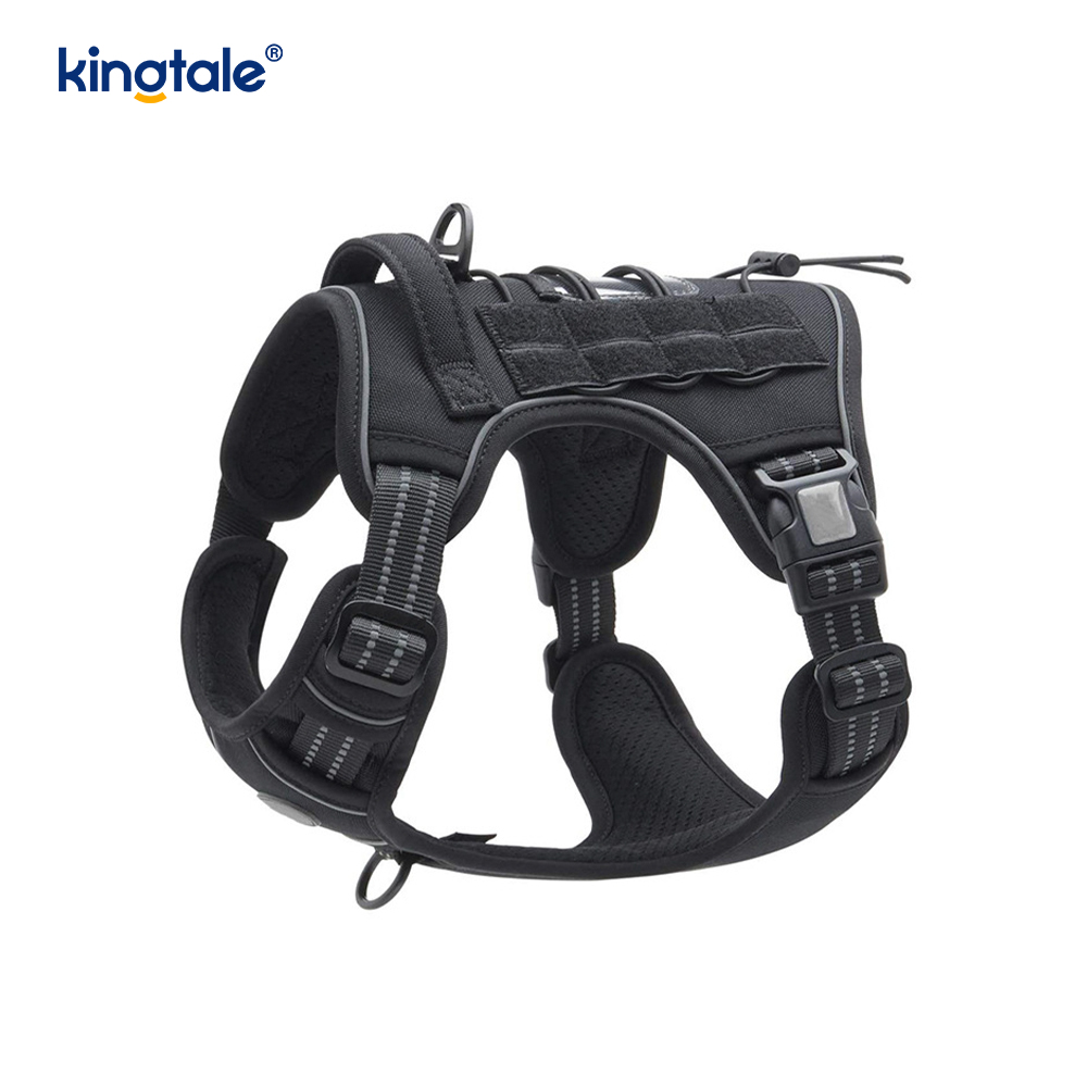 Solid No Pull Nylon Heavy Duty Hundebelte Vest Treningsseler Bryst