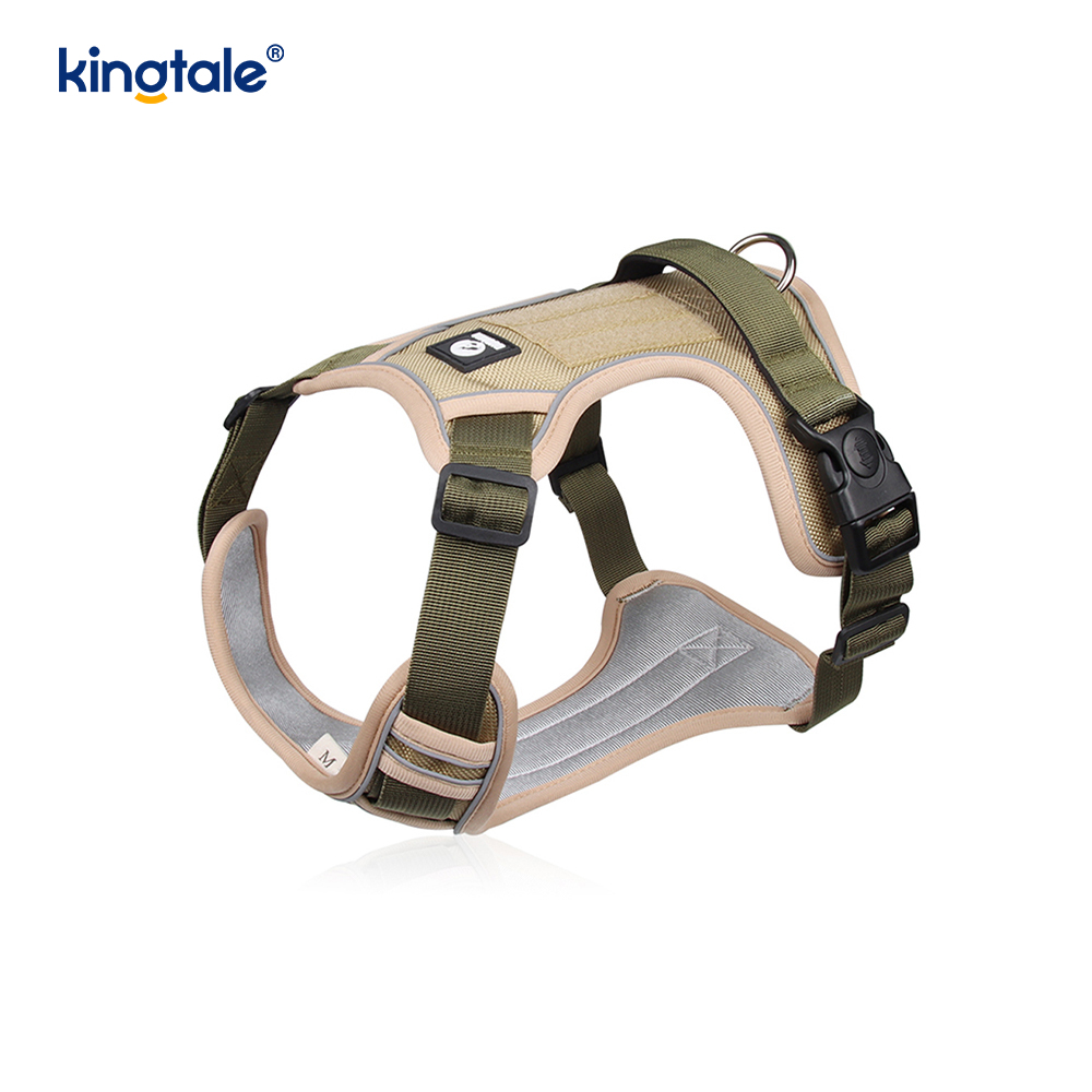 Nylonnagle Reflekterende Justerbar Pustende Sport Hunde Kjæledyr Sele