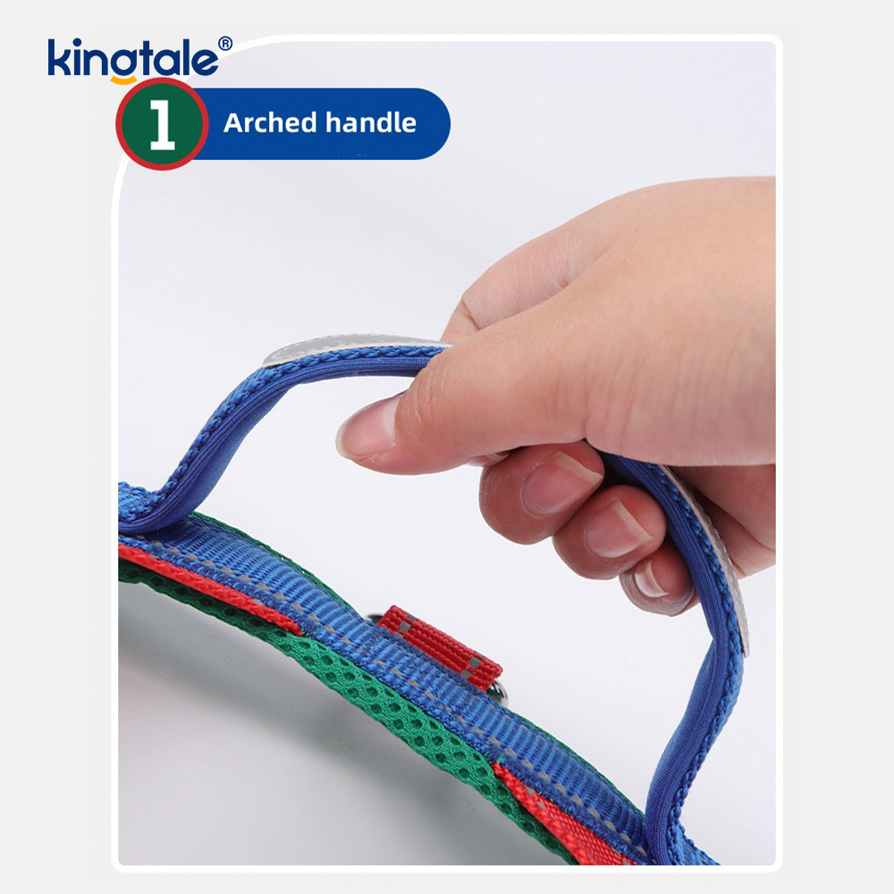 Tilpasset engros justerbar nylon reflekterende hundesele minst sett