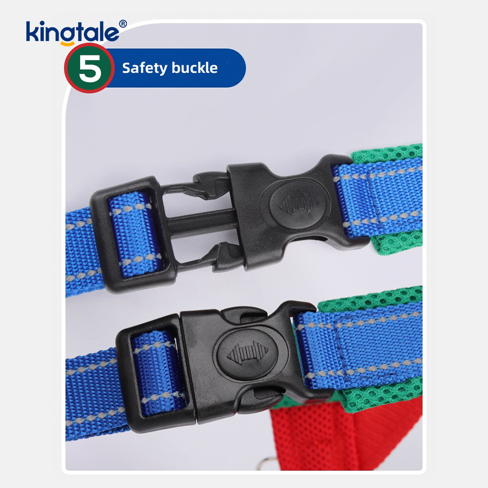 Tilpasset engros justerbar nylon reflekterende hundesele minst sett