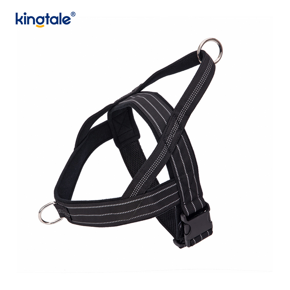 Stor Tactical No Pull Pustende justerbar hundesele for trening
