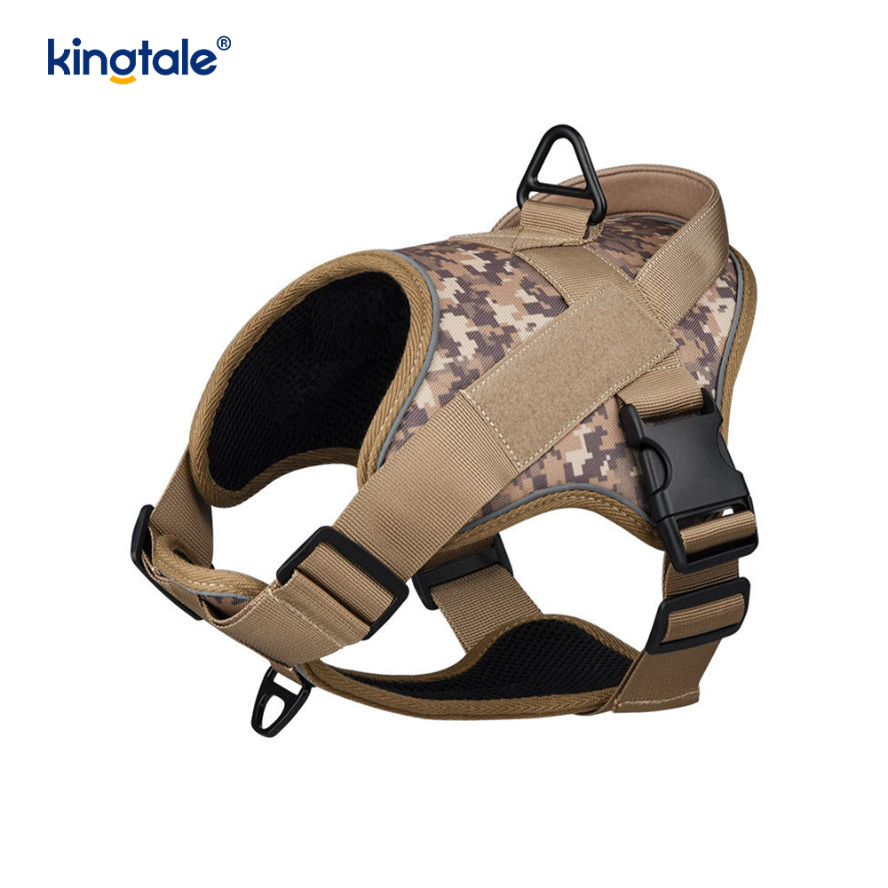 Heavy Duty Tactical No Pull Justerbar reflekterende kjæledyrvest Hundesele
