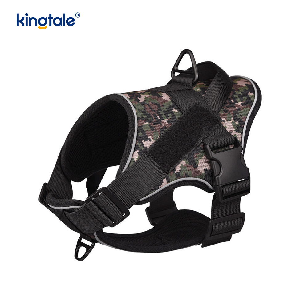 Heavy Duty Tactical No Pull Justerbar reflekterende kjæledyrvest Hundesele