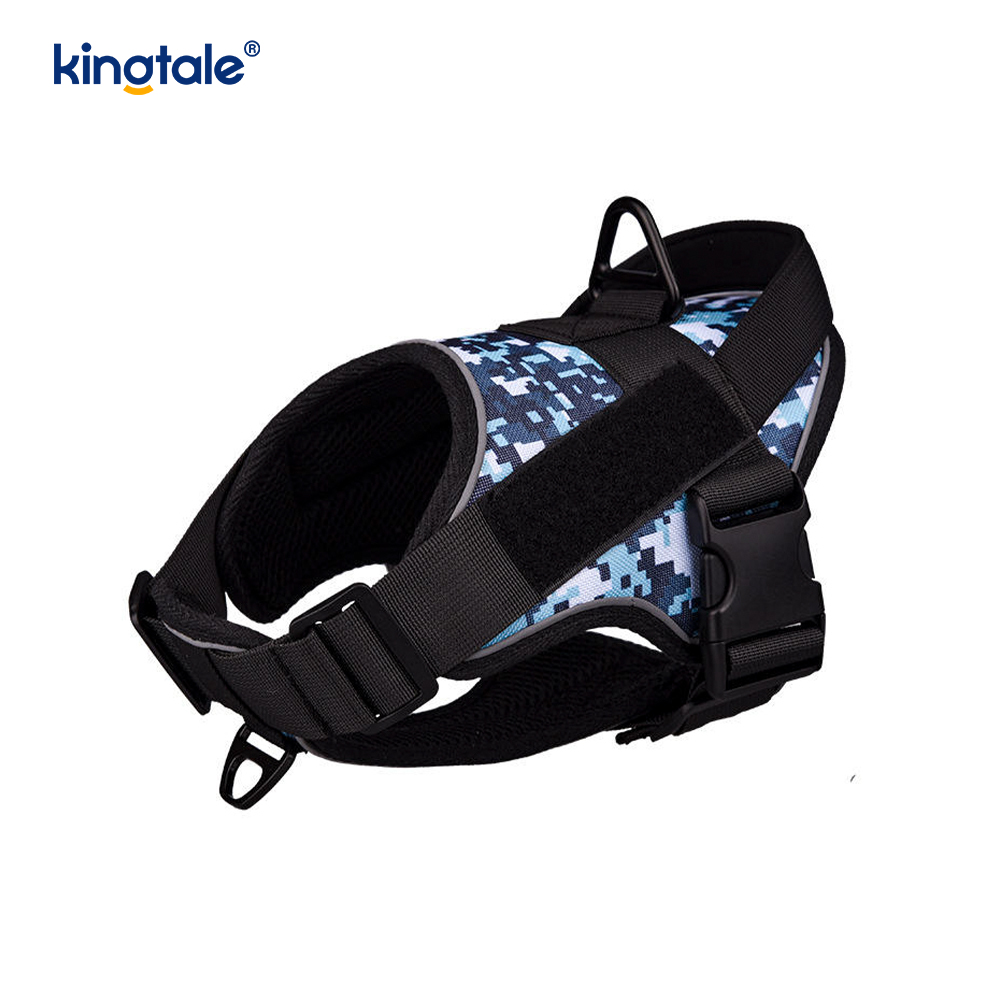 Heavy Duty Tactical No Pull Justerbar reflekterende kjæledyrvest Hundesele