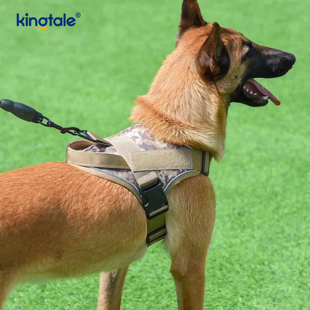 Heavy Duty Tactical No Pull Justerbar reflekterende kjæledyrvest Hundesele