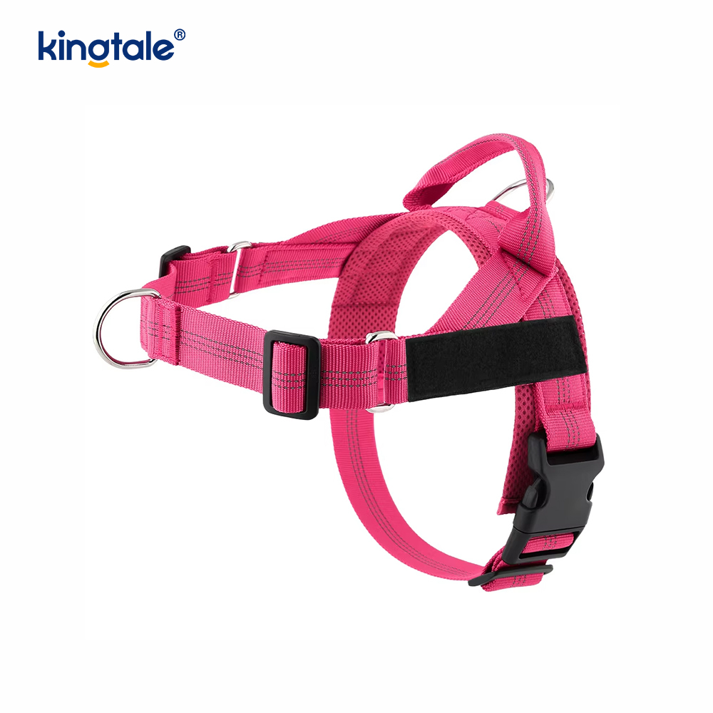 Egendefinert reflekterende mesh Slitesterk Justerbar No Pull Dog Sele