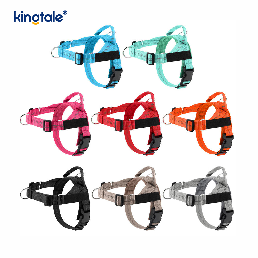 Egendefinert reflekterende mesh Slitesterk Justerbar No Pull Dog Sele