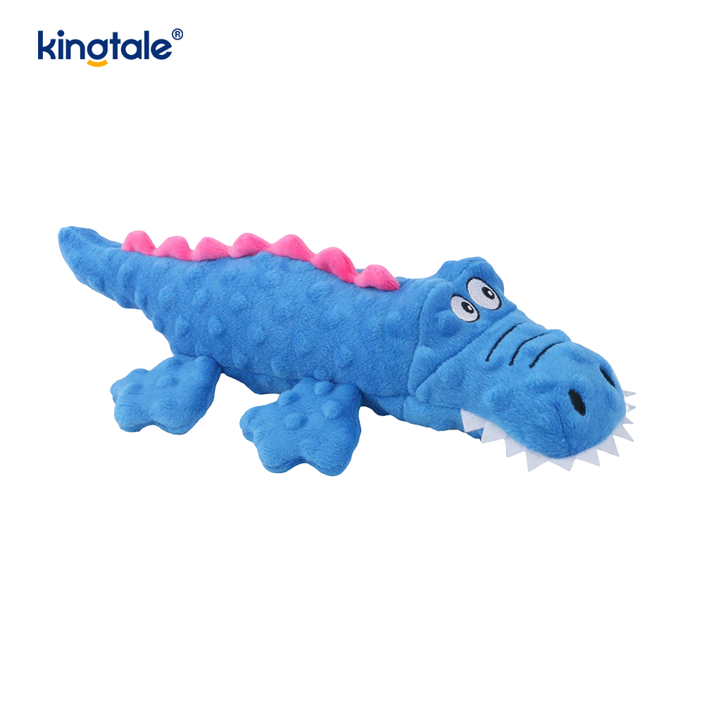 Crocodile Voice plysj kjæledyrtyggeleke for hund