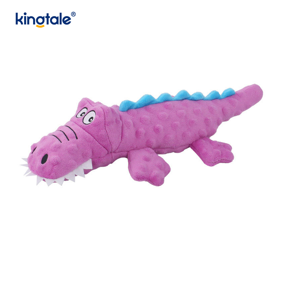 Crocodile Voice plysj kjæledyrtyggeleke for hund