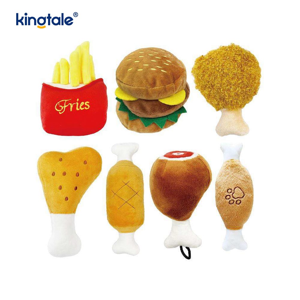 Matskrikende lekehamburger, pommes frites, kyllinglår til katt og hund