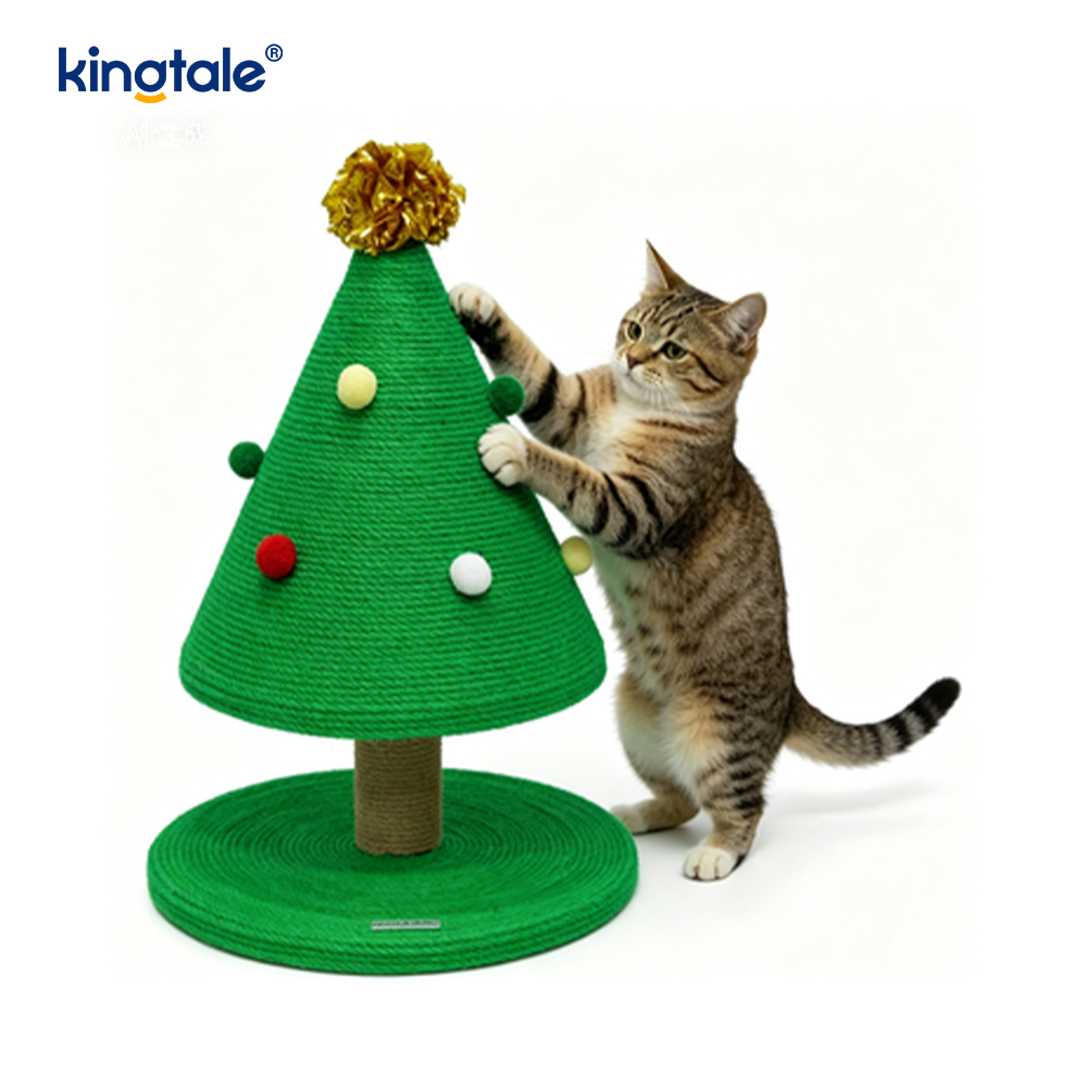 Christmas Series tilpasset slitasjebestandig Cat Scratch Pillar Siege Tower Apartment