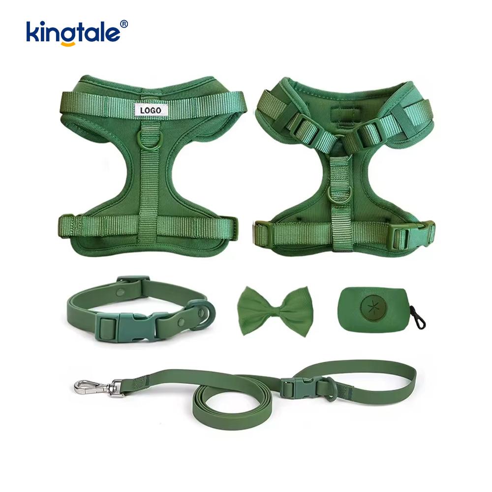 Vanntett PVC No Pull Lett hundesele båndhalsbånd