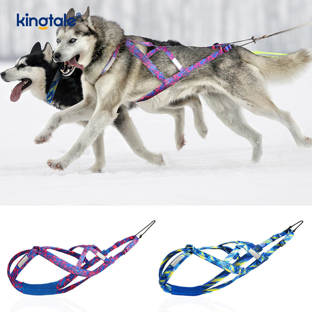 Dog Pulling Husky Mushing Harness X Ryggsele for hunder